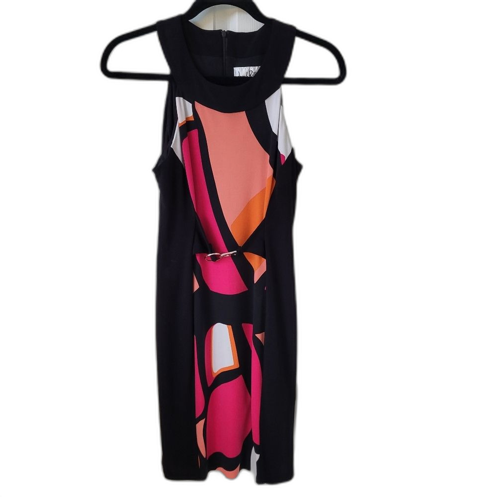 Joseph Ribkoff Hip Geometric Print Dress - Size 10